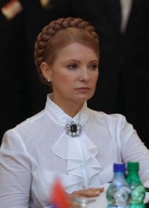 Yulia Tymoshenko during Orange Revolution corruption scandal