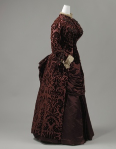 Day dress, 1883–85 by Charles Frederick Worth