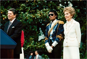 1984 award ceremony, in which President Ronald Reagan acknowledged Mr. Jackson's contribution to the drunk-driving awareness program