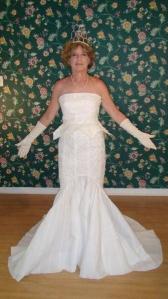 Terri Glover's wedding dress